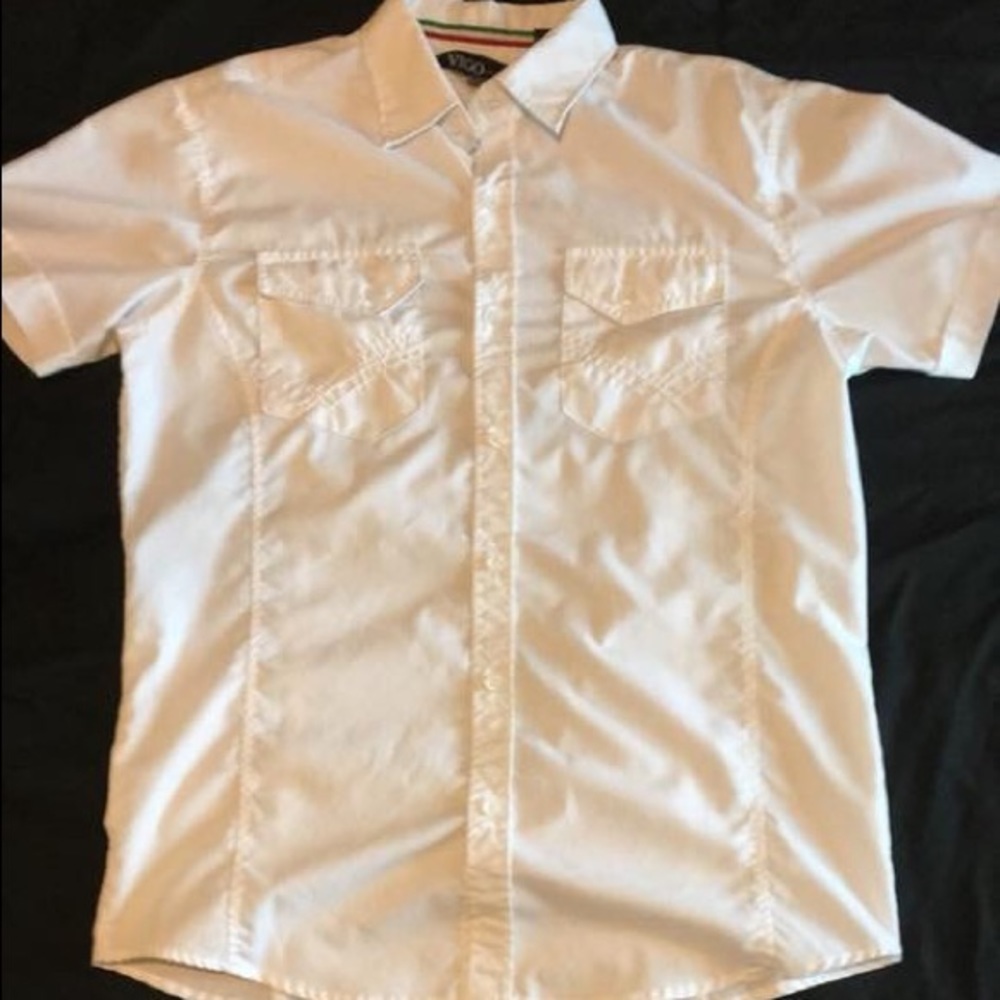 Men’s White Button up
